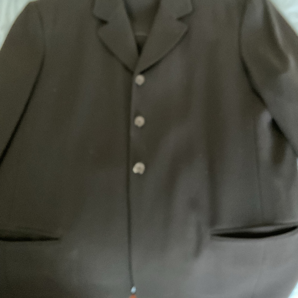 Liz Claiborne Brown Classic Three-Button Blazer